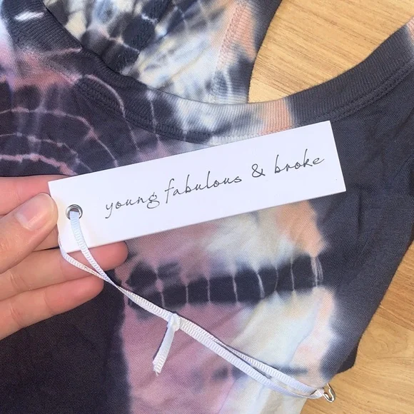 Young fabulous and broke | Tie Dye maxi dress - Picture 5 of 9